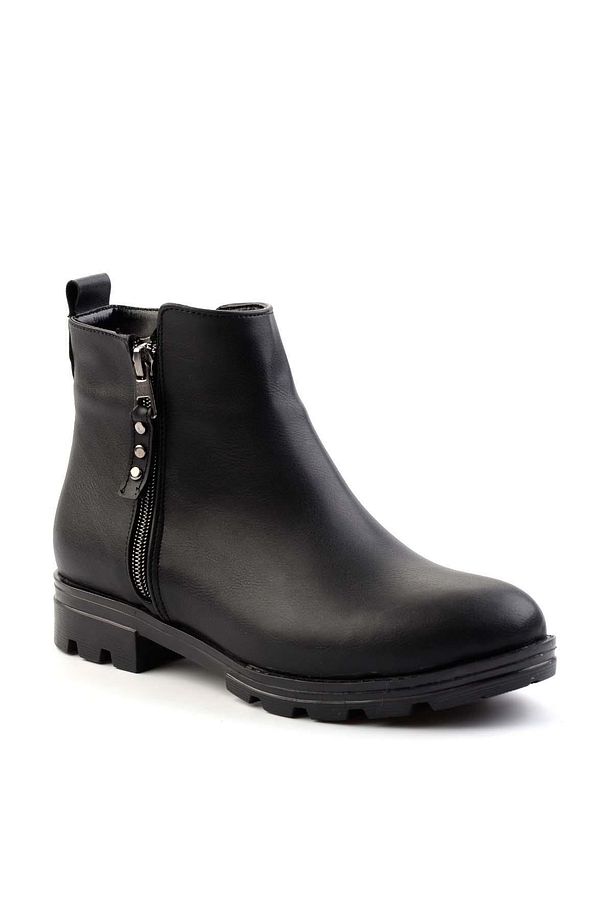 Siyah  Kadın Bot & Bootie K02216021809 - 3