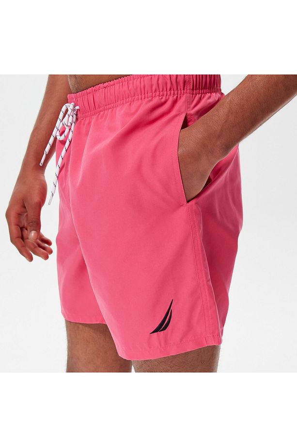Erkek Pembe Regular Fit Deniz Şortu - 4