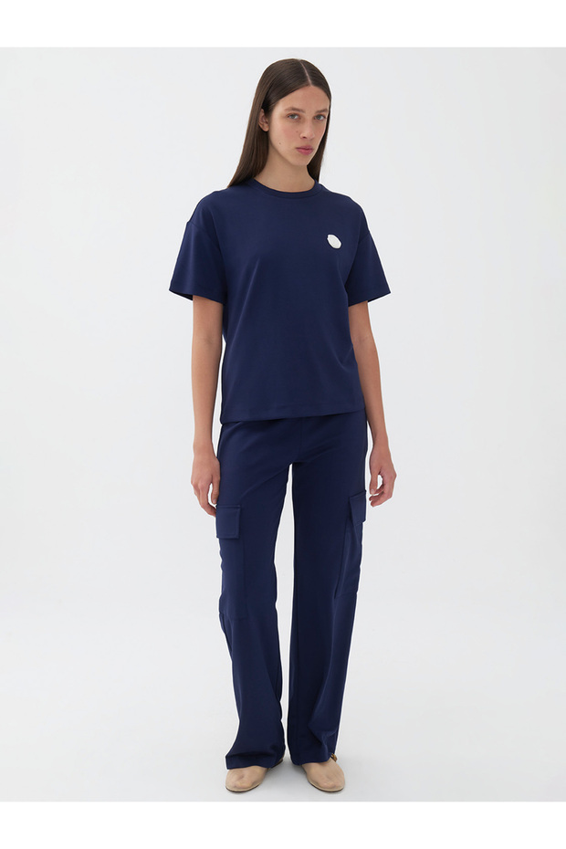 Logo Tasarımlı  Basic T-shirt - 1