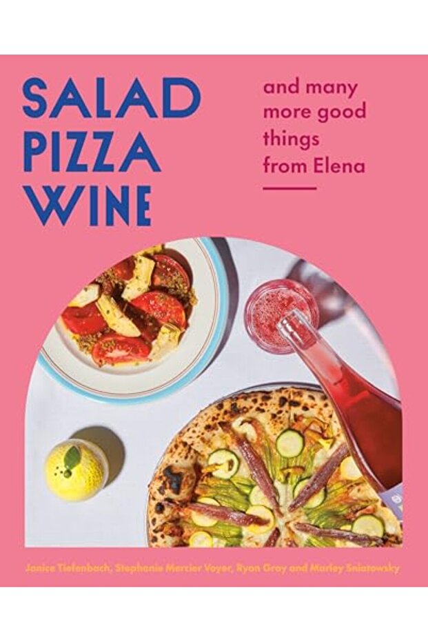 Salad Pizza Wine