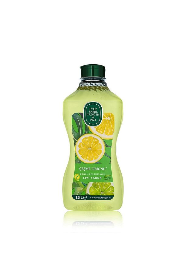 Çeşme Limonu Doğal Zeytinyağlı Sıvı Sabun 1.5 Lt - 1