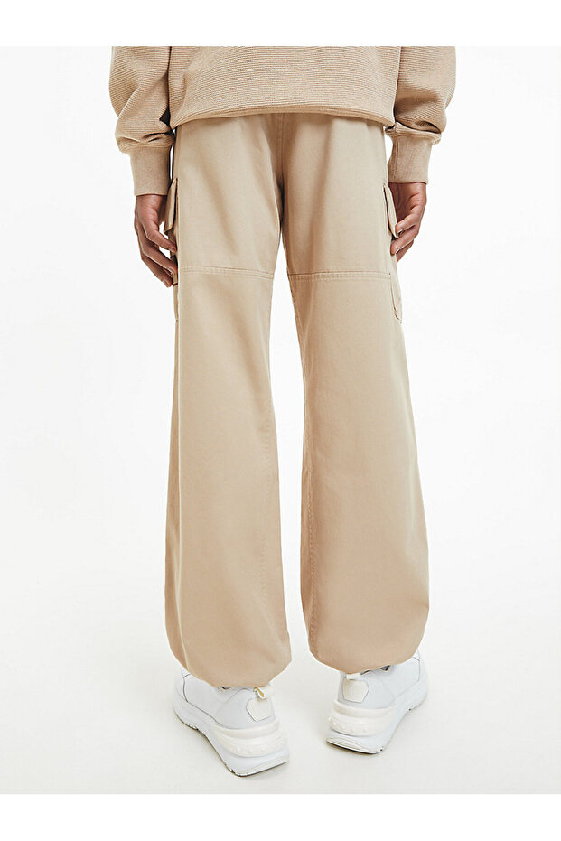 Erkek Badge Woven Cargo Pantolon - 6