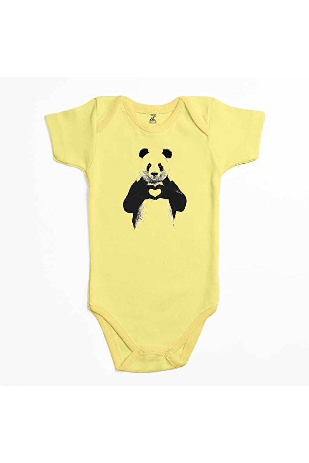 بدلة أطفال باللون الأصفر من Panda Love