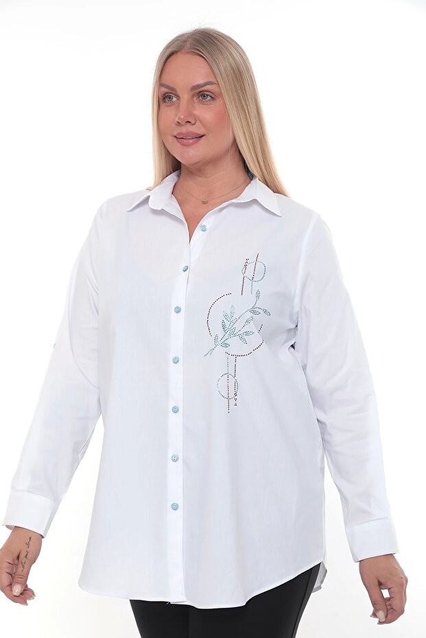 Cotton Plus Size Women's Shirt