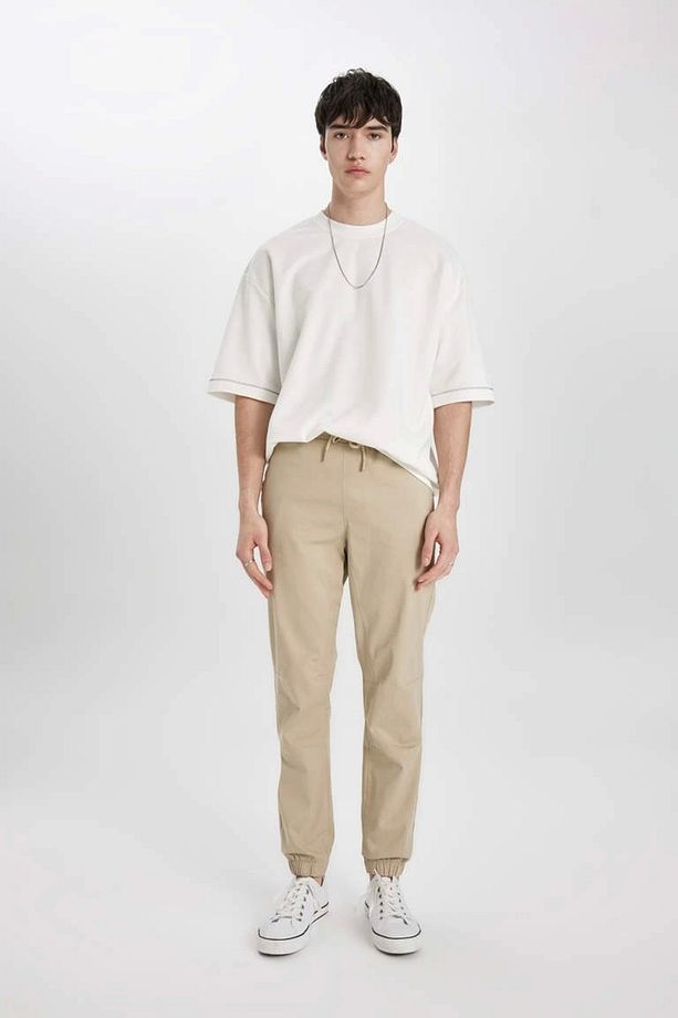 B6148 Regular Jogger Gabardin Pantolon - 4