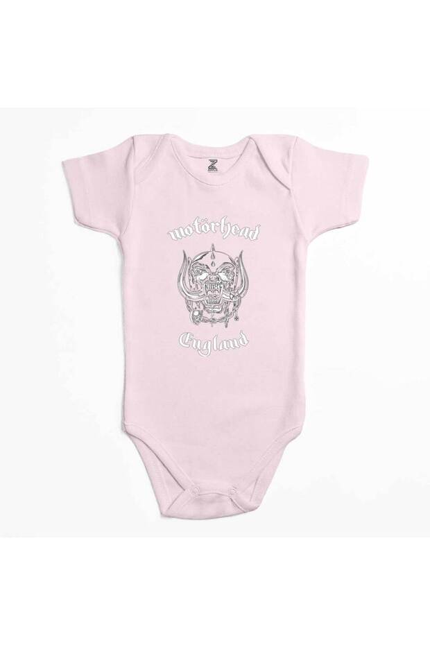 Motörhead England Pink Color Baby Bodysuit