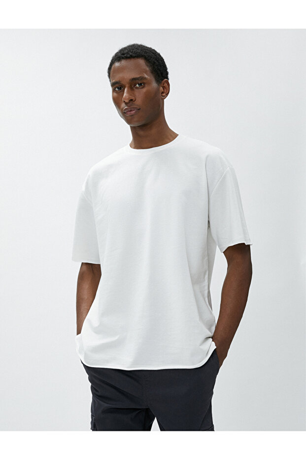 Basic Oversize T-Shirt Crew Neck Short Sleeve