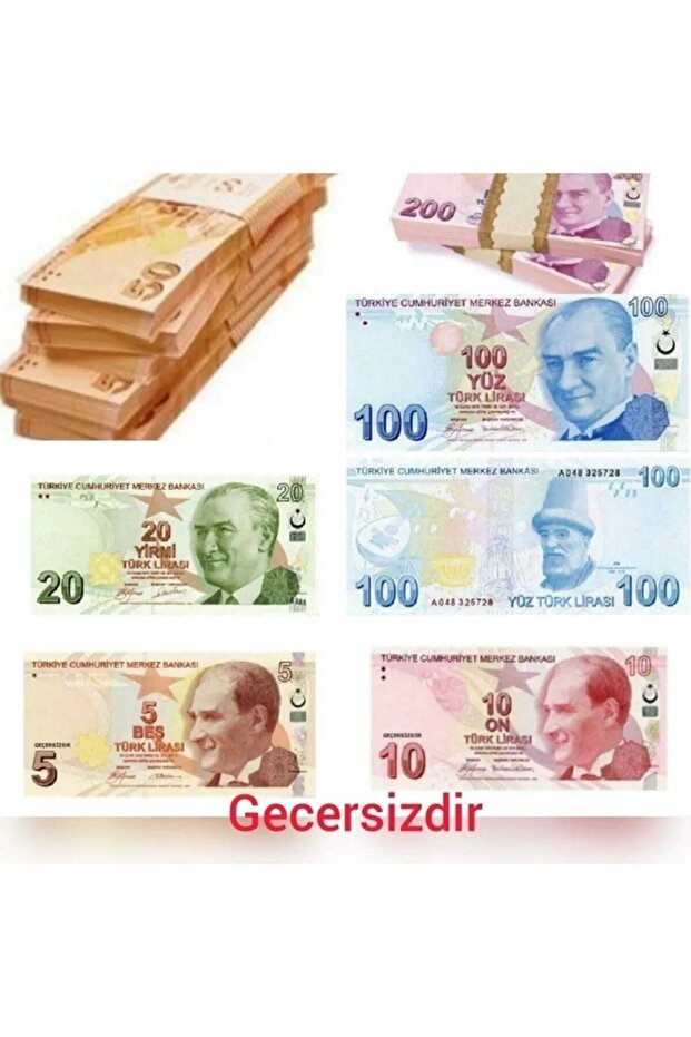 Genel Markalar Geçersiz Karışık Para Seti 100 Adet