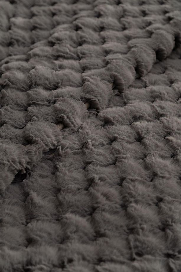 Çift Kişilik Yatak Örtülü Set Sılverfox Gray - Yatak Ortusu - 3
