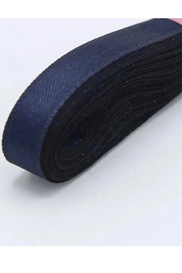 Ribbon Satin 2 cm Dark Blue Color 10 Meter Ribbon