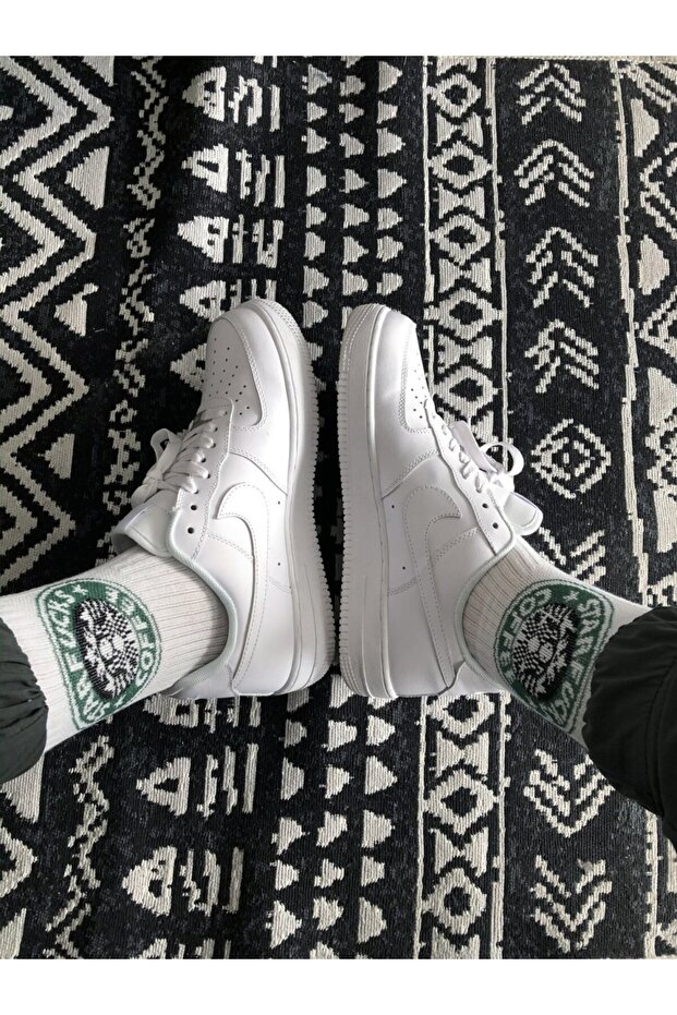 Beyaz Star Fucks Çorap - 3