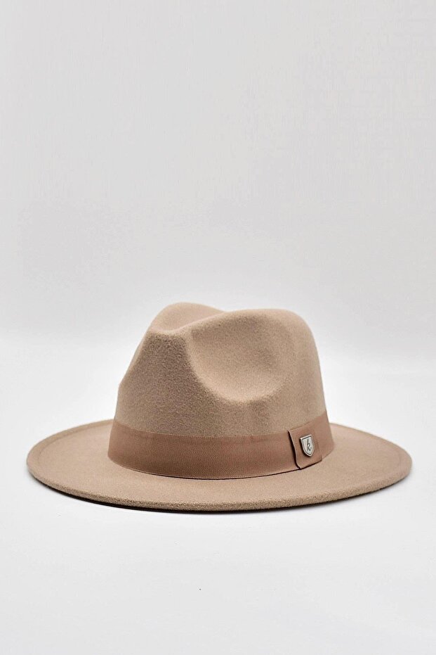 Women's Tan Hat Trend Trilby Cowboy Fedora Hat