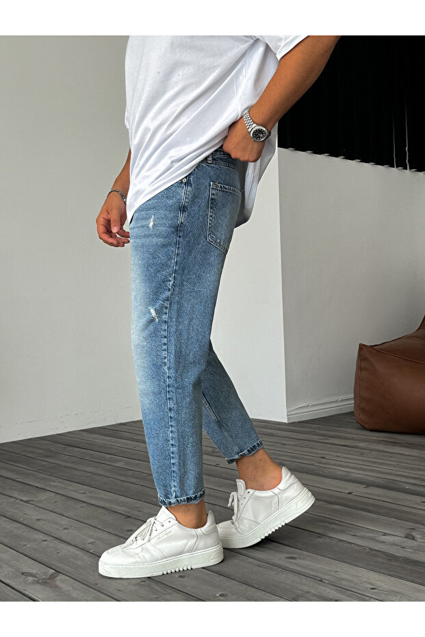 Boyfriend KE-277 - أزرق ممزق مخدوش - 6