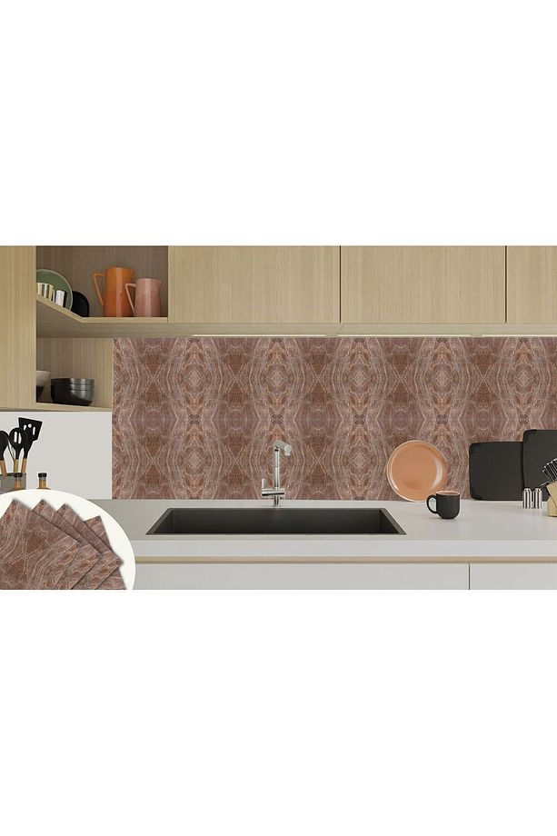 Kendinden Yapışkanlı Silinebilir Mermer 015 Desenli Pvc Karo 30x30 Cm (11 ADET) 1m2 - 6