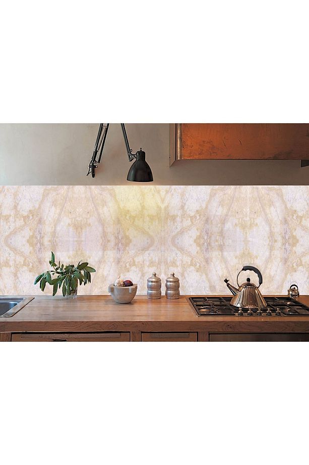 Kendinden Yapışkanlı Bej Mermer Desenli Pvc Panel 41x62 Cm (12 Adet) 3 M² - 5