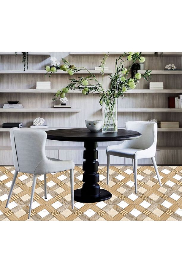 Kendinden Yapışkanlı Ahşap 016 Desenli Pvc Karo 30x30 Cm (4 ADET) 0,36 M² - 6