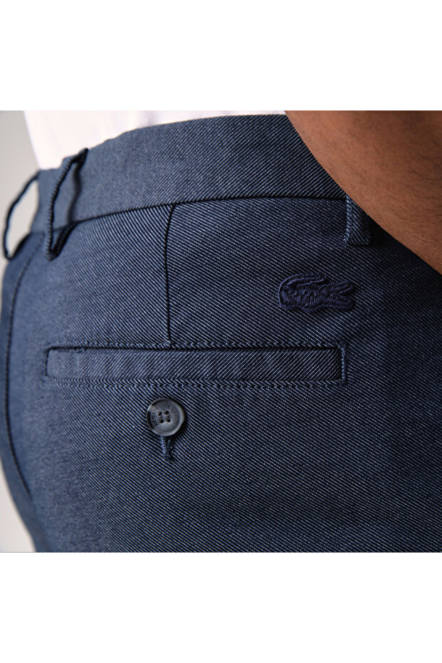 Erkek Slim Fit Lacivert Bermuda Şort - 6