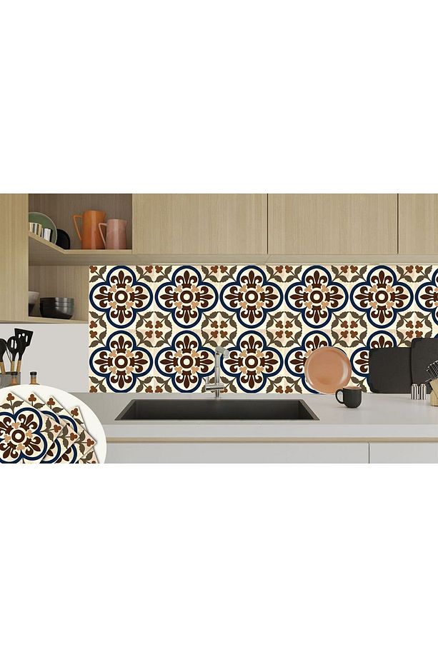 Kendinden Yapışkanlı Fas 05 Desenli Pvc Karo 30x30 Cm (4 ADET) 0,36 M2 - 6