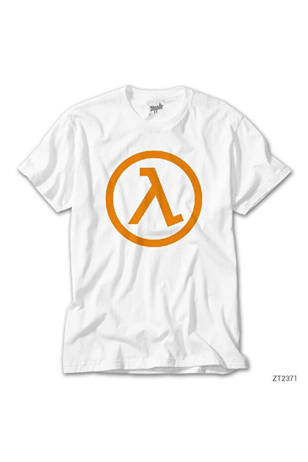 Half Life Logo White T-Shirt