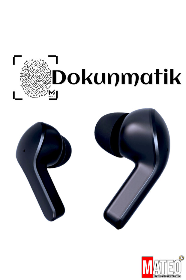Bluetooth Kulaklık Kadın Erkek ios Android Uyumlu Dokunmatik Stereo Şeffaf LED Ekran Extra Bass TWS - 3