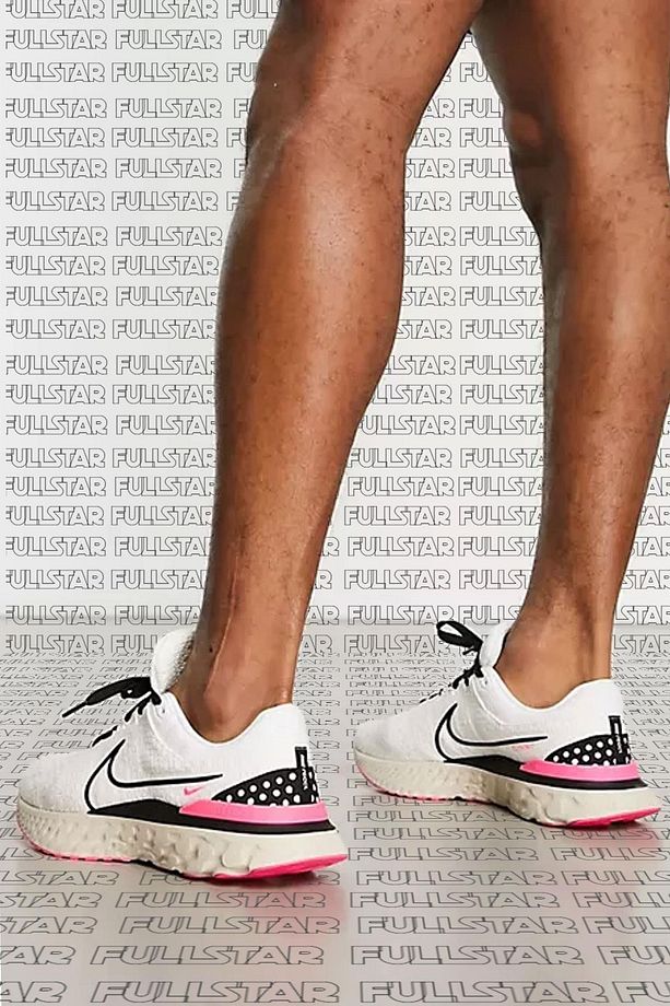 İnfinity React Run Flyknit 3 Running Shoes White Erkek Koşu Ayakkabısı Beyaz - 4