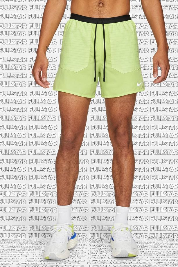 Flex Stride Run Division 5inch Running Shorts Reflektörlü Sarı Koşu Şortu - 1