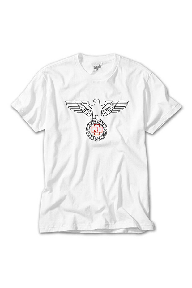 Λευκό μπλουζάκι Rammstein Eagle - 1