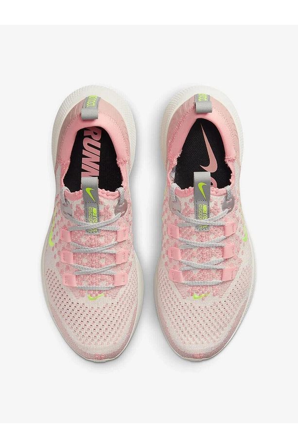 React Run Flyknit Walk Runnig Shoes Yürüyüş Koşu Ayakkabısı Pembe Pudra - 2