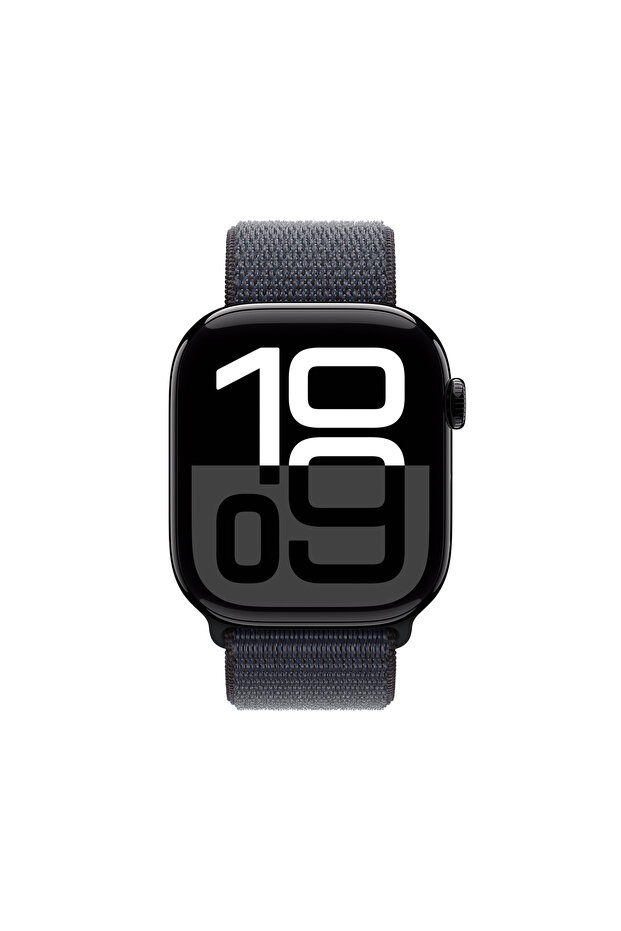 Watch Series 10 GPS + Cellular 42mm Jet Siyah Alüminyum Kasa + Mürekkep Moru Spor Loop - 2