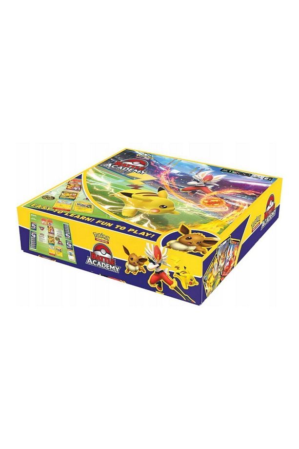 Pokemon Battle Academy Cinderace V - Pikachu V - Eevee V - Galarian 180 Kartlık 2-3 Kişilik Oyun Set - 7