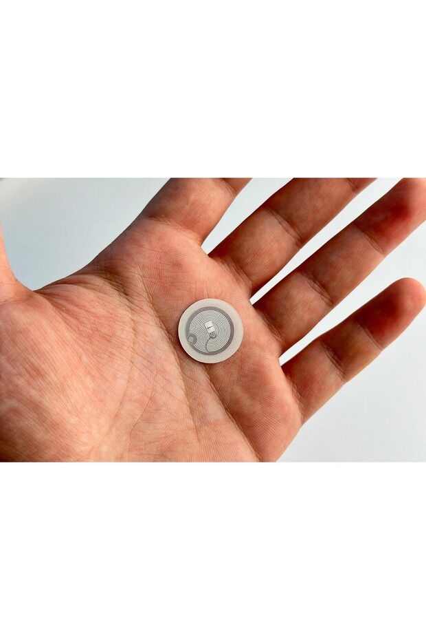 Ntag213 Okunup Yazılabilir 25 mm Nfc Etiket 10 adet - 2