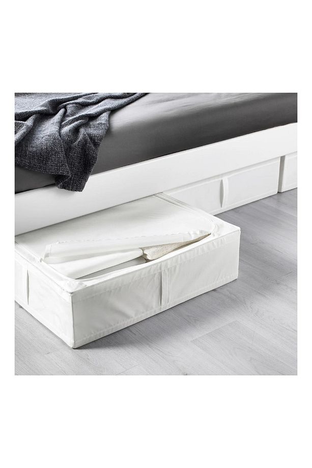 Skubb Beyaz Hurç 65x53x19 cm Katlanabilir Saklama Düzenleme Kutusu Hurç Yatak Altı Giysi Saklama - 4