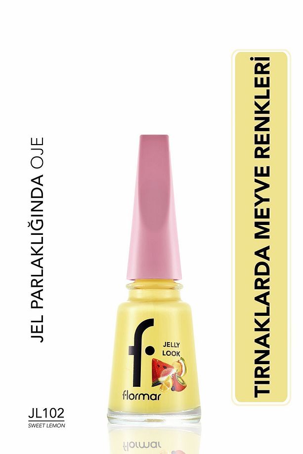 Jelly Look Yüksek Pigmentli & Parlak Bitişli Jel Görünümlü Oje - 1