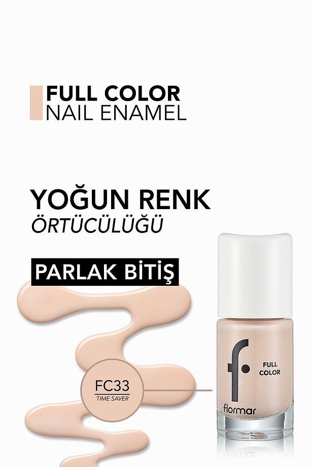 Yoğun Pigmentli Parlak Oje-full Color Nail Enamel- Fc33 Tıme Saver-8690604313235 - 5