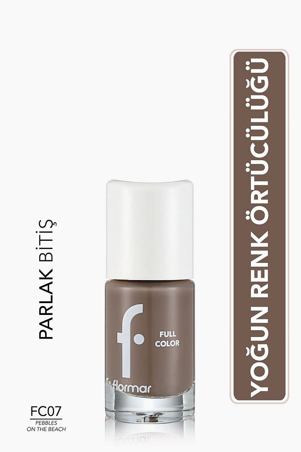 Yoğun Pigmentli Parlak Oje- Full Color Nail Enamel- Fc07 Pebbles On The Beach -8690604310432 - 1