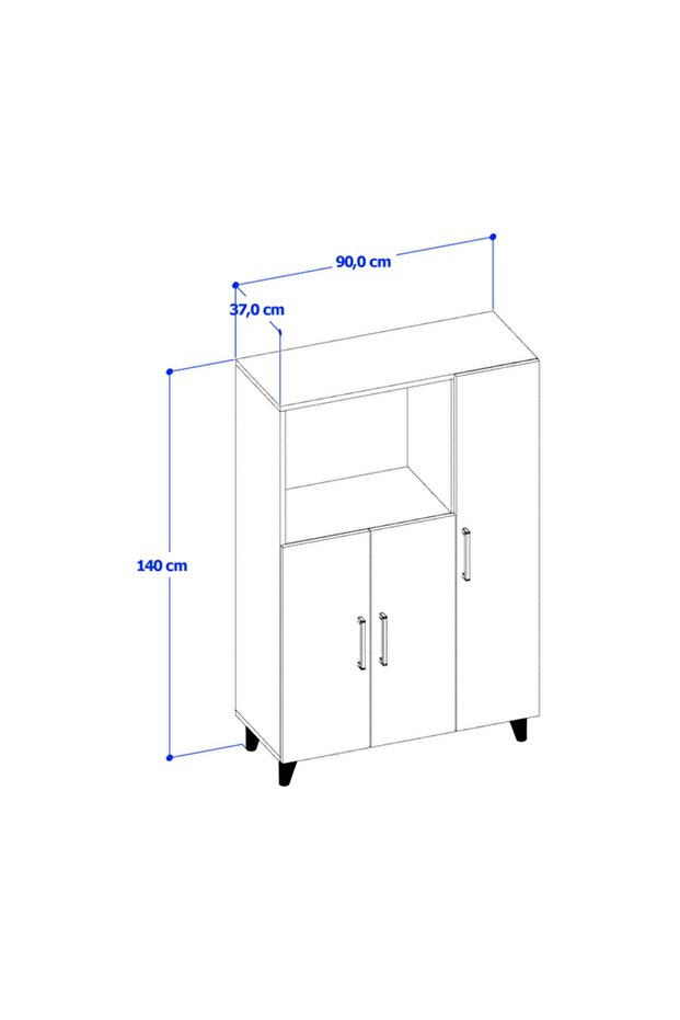Hisar Mutfak Dolabı Beyaz - 3