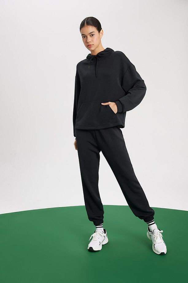 Fit Sporcu Jogger Eşofman Altı Standart Fit Modal Çift Cepli Basic Düz B1794ax24sp - 3