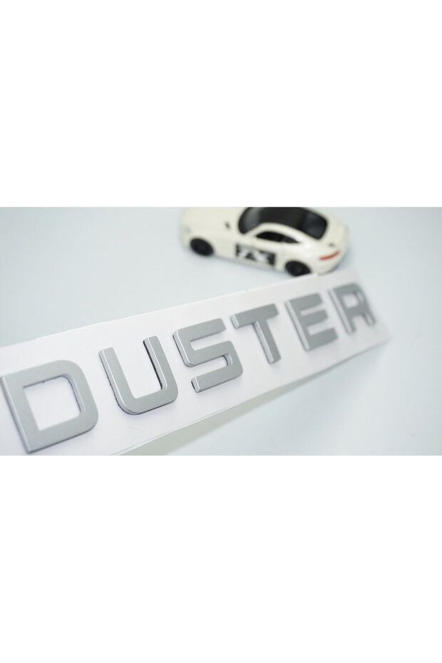 غطاء أمامي من Duster باللون الرمادي ABS 3M ثلاثي الأبعاد متوافق مع شعار Dacia
