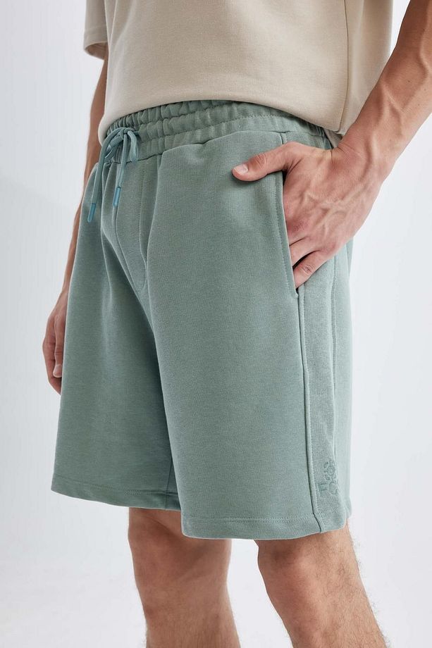 Regular Fit Düz Paça Basic Düz Şort B8672ax24sm - 7