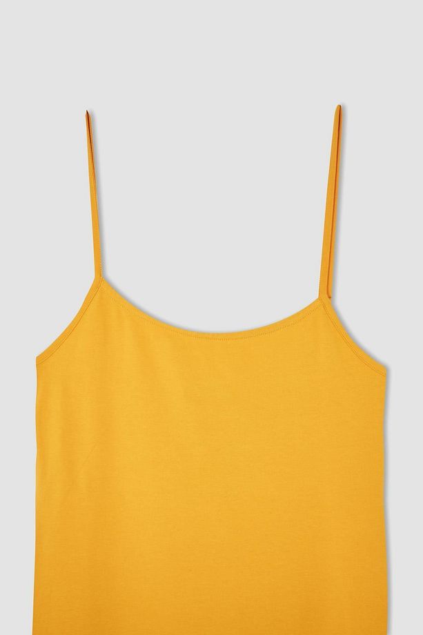 Coool Bodycon Basic Bağcık Detaylı Askılı Basic Mini Elbise Y7690az22hs - 7