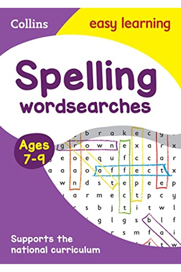 Spelling Word Searches Ages 79 Ideal For Home Learning Collins Easy Learning Ks2