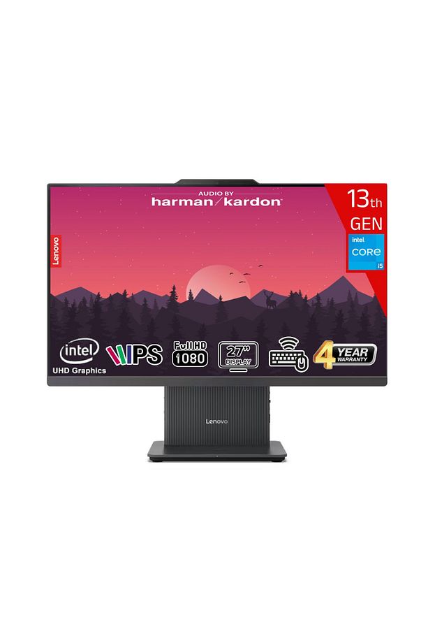 i7-13620H 16GB DDR5 512GB SSD 27 FHD IPS FreeDos F0HM00EXTR Siyah AIO Bilgisayar - 1