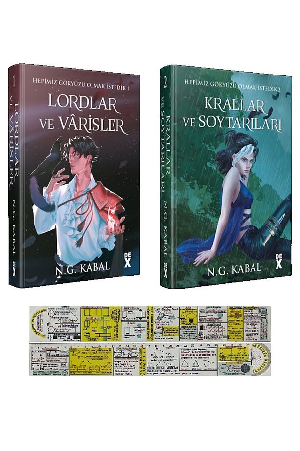 Hepimiz Gökyüzü Olmak İstedik 1. ve 2. Kitaplar Set-Lordlar ve Varisler+Krallar ve Soytarıları - 1