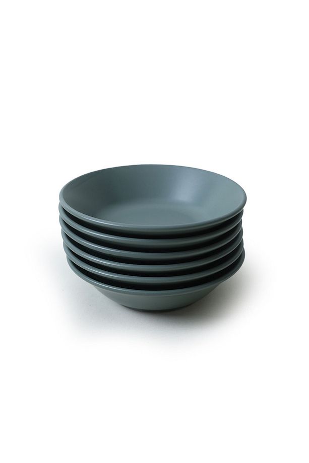 Mat Yeşil Hitit Yemek Tabağı 18 Cm 6 Adet 322 - 5
