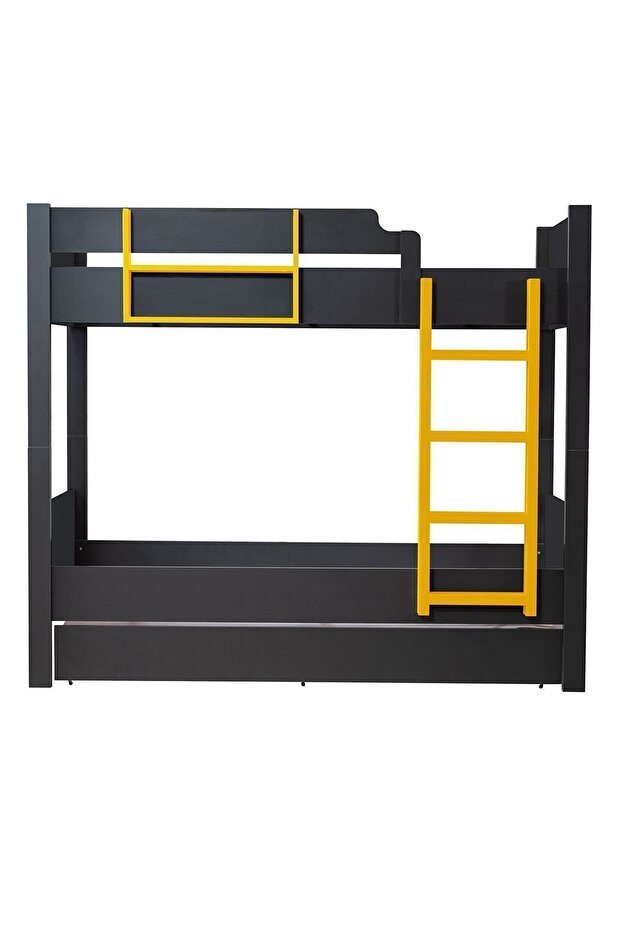 Ranza, Asya Ayrılabilir Yavrulu Ranza Antrasit - Sarı - 5