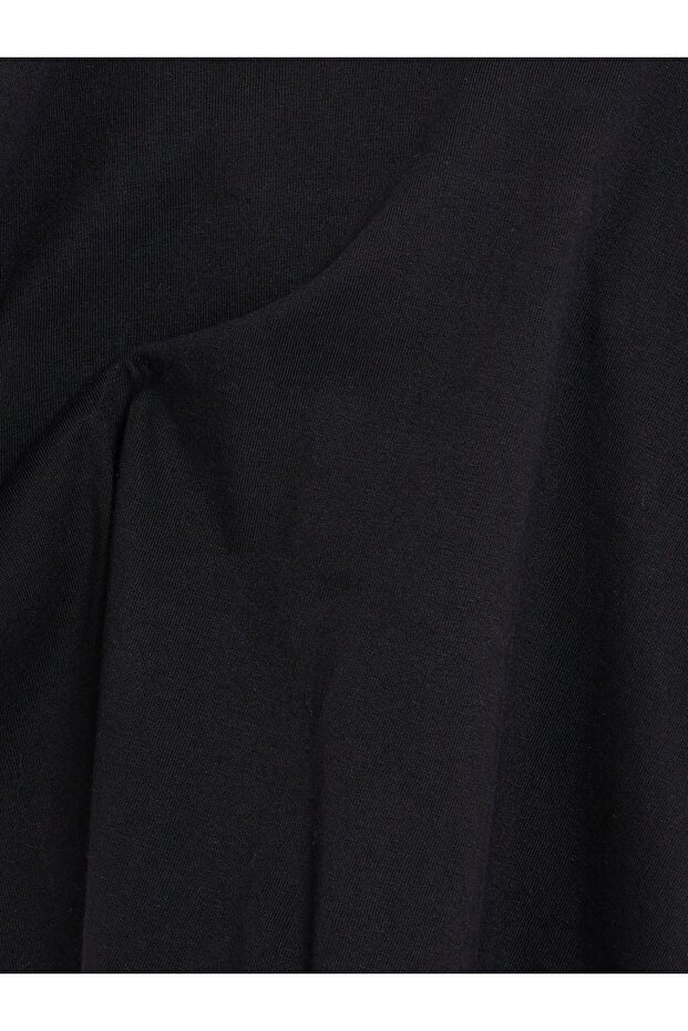 Solid Cotton Round Neck T-Shirt - 6