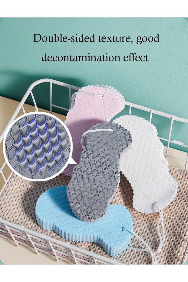 Soft Sponge Body Scrub Skin Cleanser Dead Skin Remover Exfoliating Scrub Washcloth