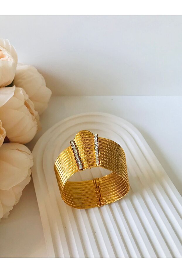 Trabzon hasırı kelepçe model bileklik - 4