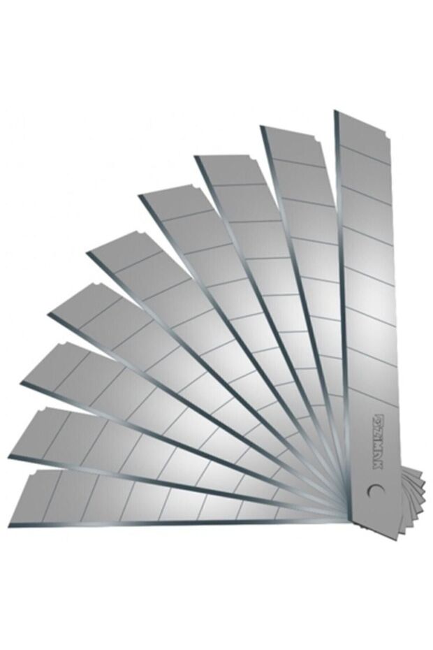 Wide Utility Knife Replacement Blades 10 Pieces Zmk-1253(18Mmx0.5Mm)