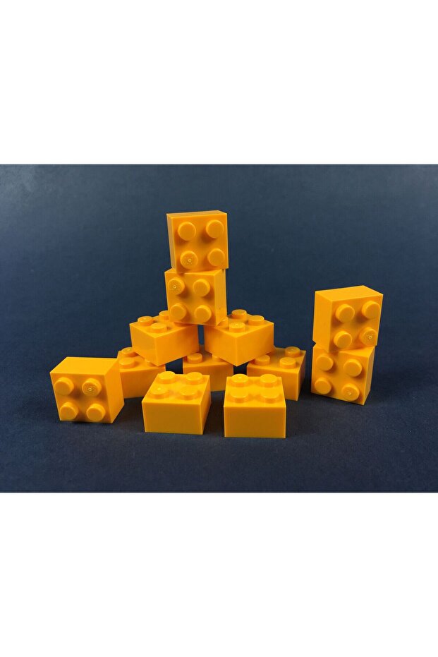 Custom Moc Creator Brick - 2X2 Brick Open, Orange 4 Pieces to Send